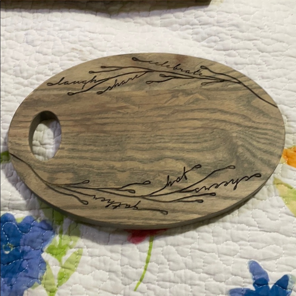 Pampered Chef Ash wood serving board
